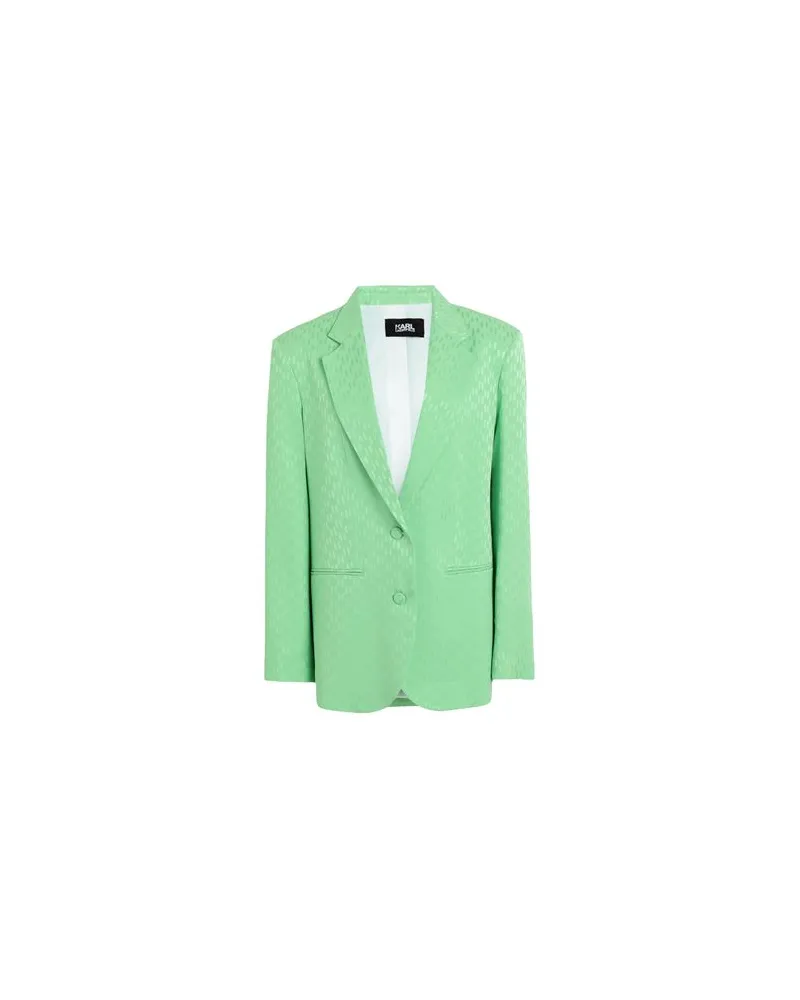 Karl Lagerfeld HUN'S PICK MONOGRAM BLAZER  - ANZÜGE und CO-ORDS - Blazersauf YOOX.COM Grün