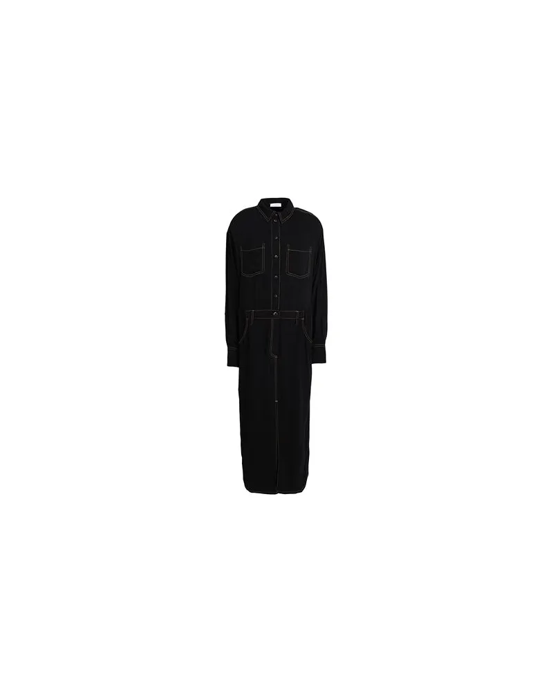 Topshop KLEIDER - Maxi-Kleiderauf YOOX.COM Schwarz