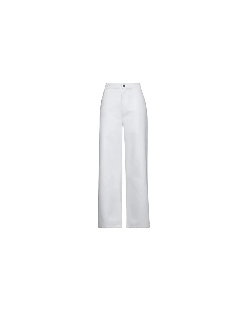 Raf Simons HOSEN & RÖCKE - Jeanshosenauf YOOX.COM Weiß