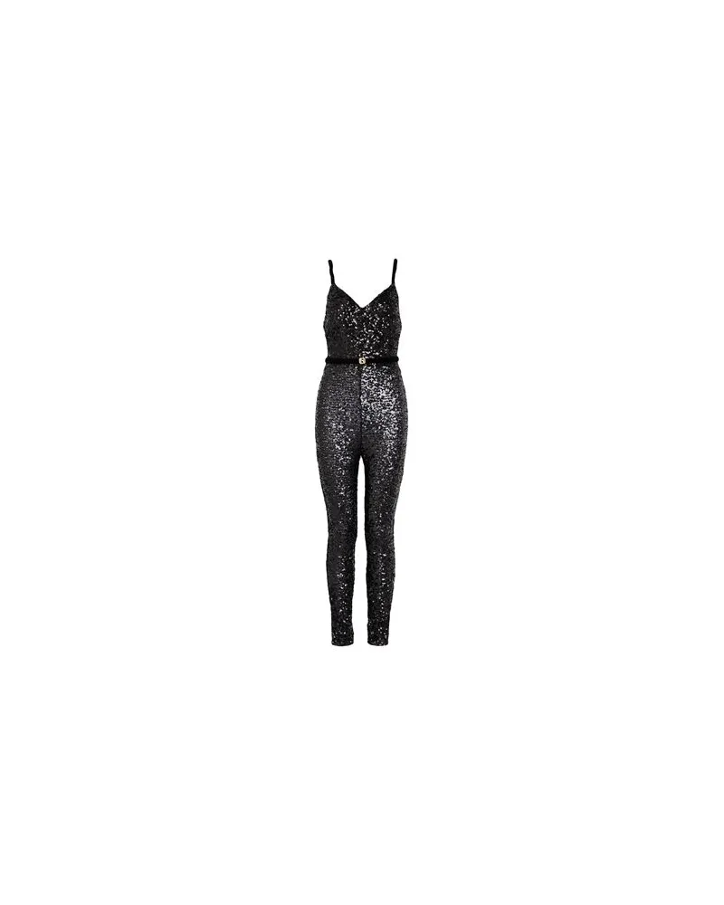 Elisabetta Franchi OVERALLS - Jumpsuitsauf YOOX.COM Schwarz