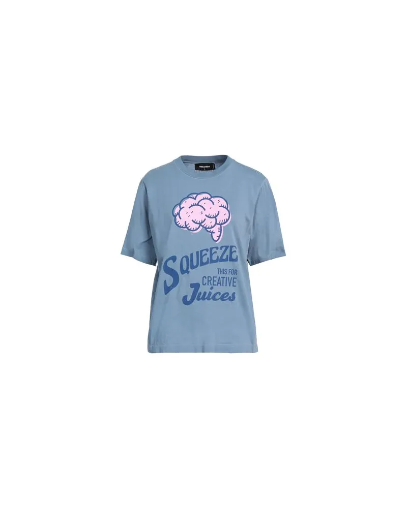 Dsquared2 TOPS - T-shirtsauf YOOX.COM Blaugrau