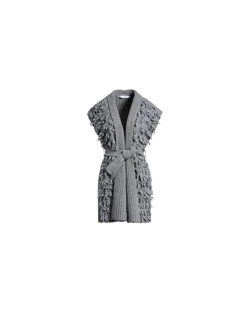 Simona Corsellini STRICKWAREN - Strickjackenauf YOOX.COM Grau