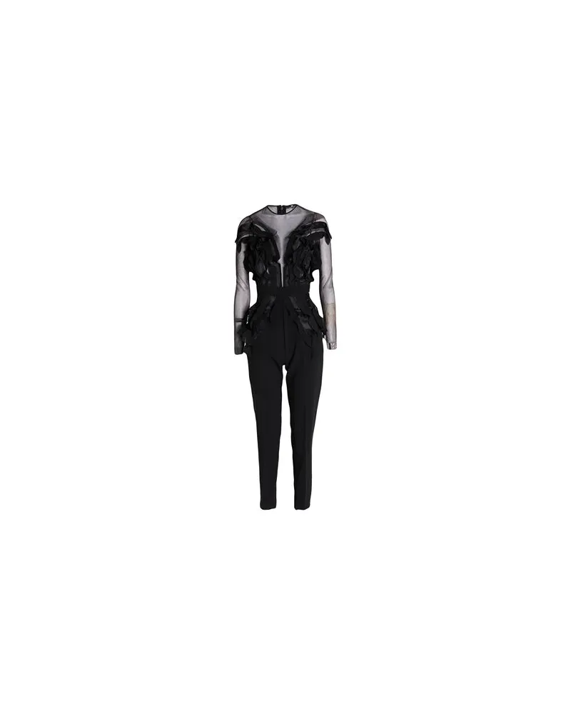 Elisabetta Franchi OVERALLS - Jumpsuitsauf YOOX.COM Schwarz