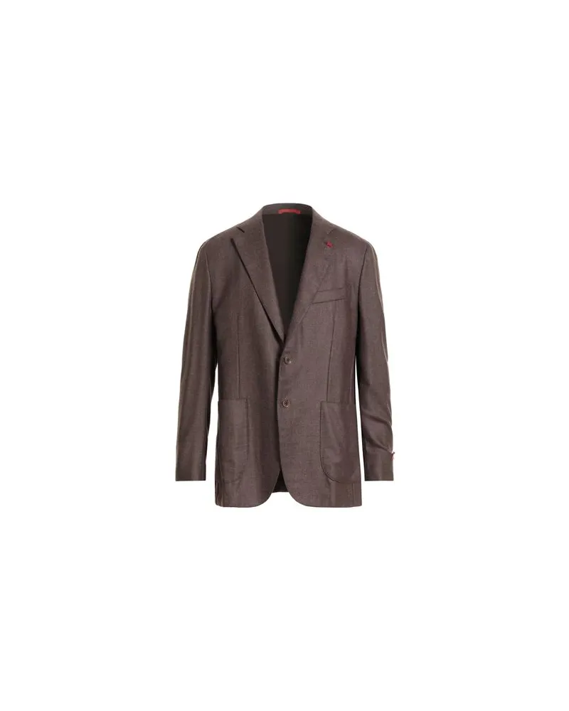 Isaia ANZÜGE und CO-ORDS - Blazersauf YOOX.COM Schokobraun