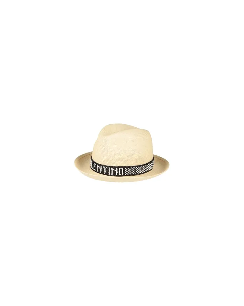 Valentino Garavani BORSALINO X VALENTINO - ACCESSOIRES - Mützen & Hüteauf YOOX.COM Beige