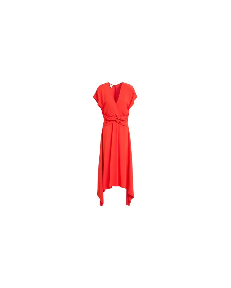 Pinko KLEIDER - Midi-Kleiderauf YOOX.COM Tomatenrot