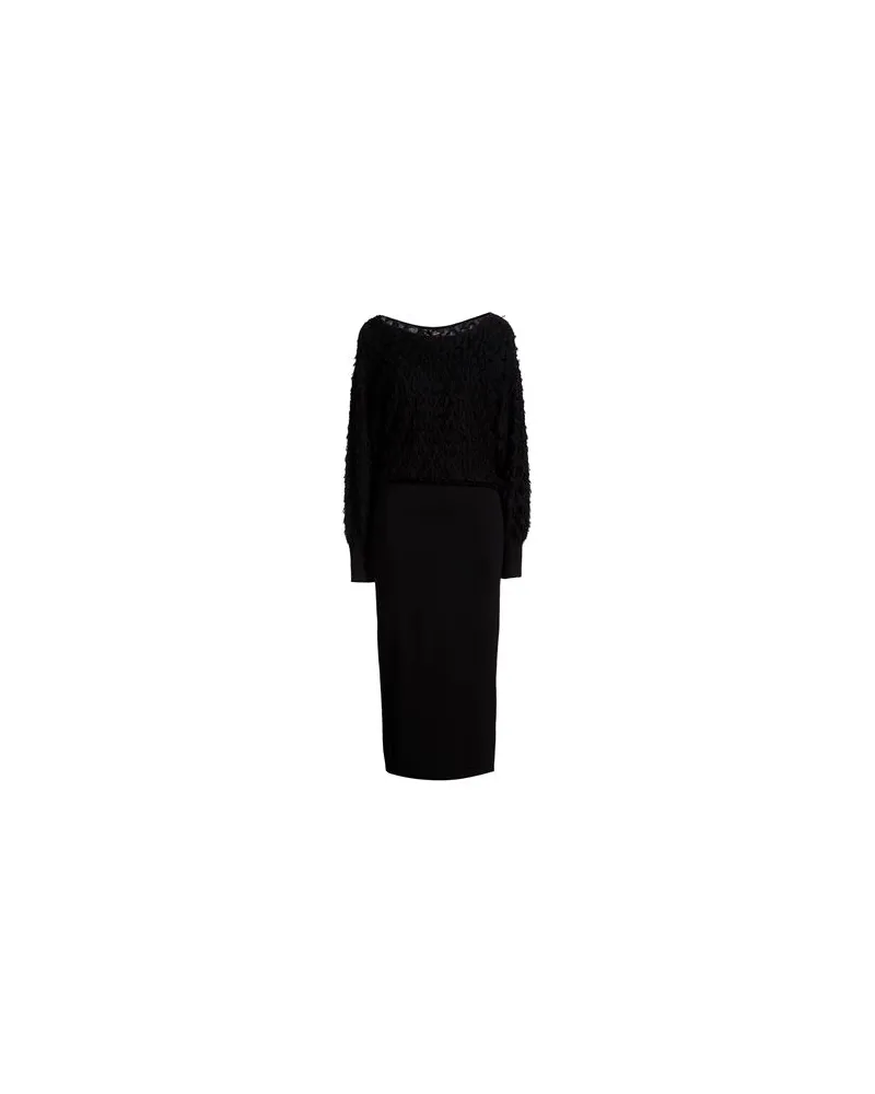 Actitude by Twinset KLEIDER - Midi-Kleiderauf YOOX.COM Schwarz