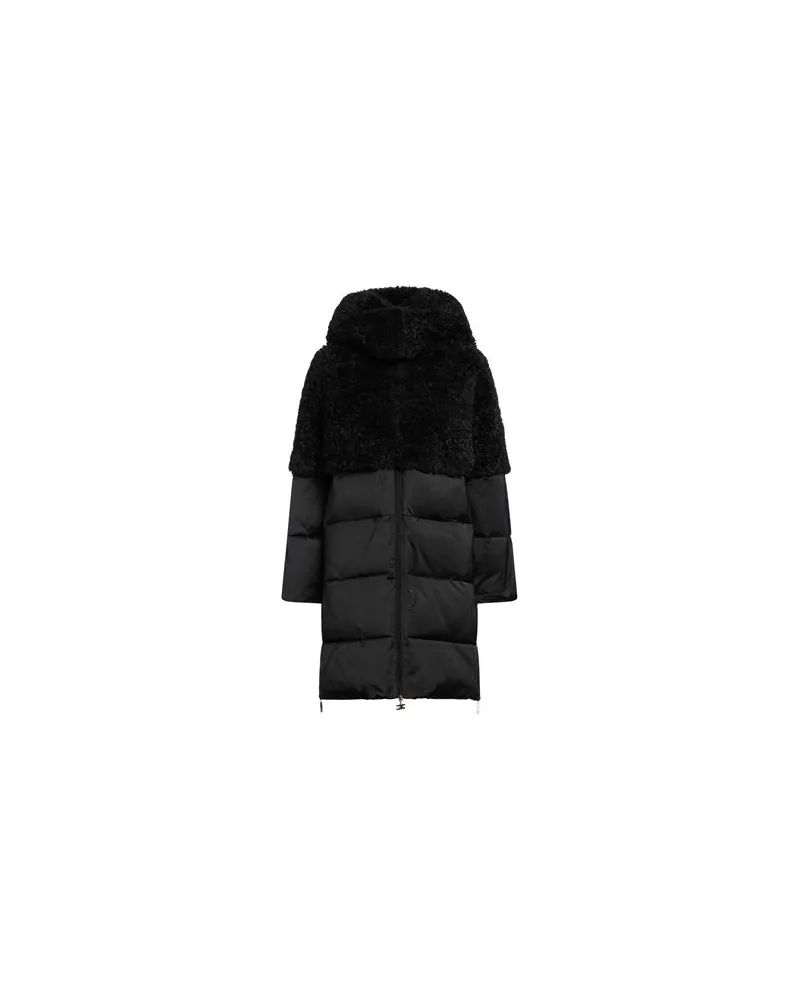 Elisabetta Franchi JACKEN & MÄNTEL - Pufferjacken & Daunenjackenauf YOOX.COM Schwarz