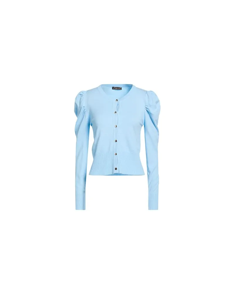 Alviero Martini STRICKWAREN - Strickjackenauf YOOX.COM Himmelblau