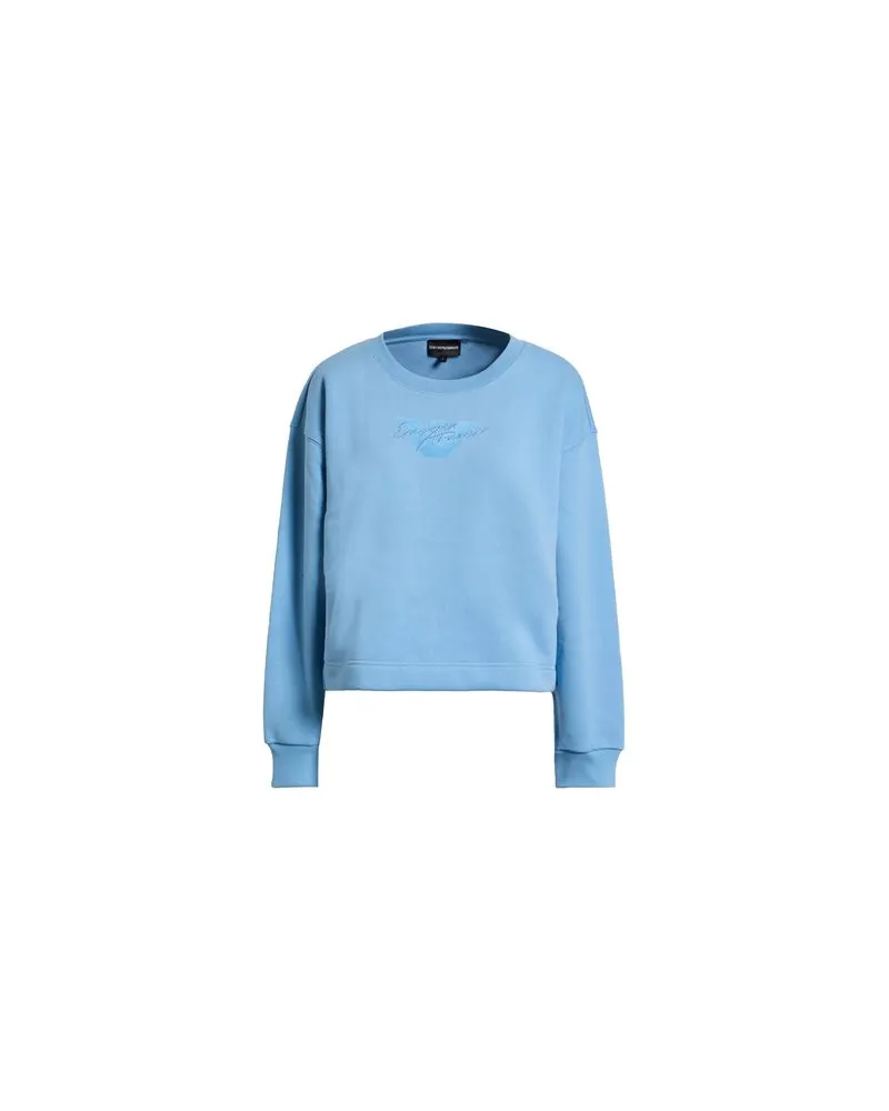 Emporio Armani TOPS - Sweatshirtsauf YOOX.COM Hellblau