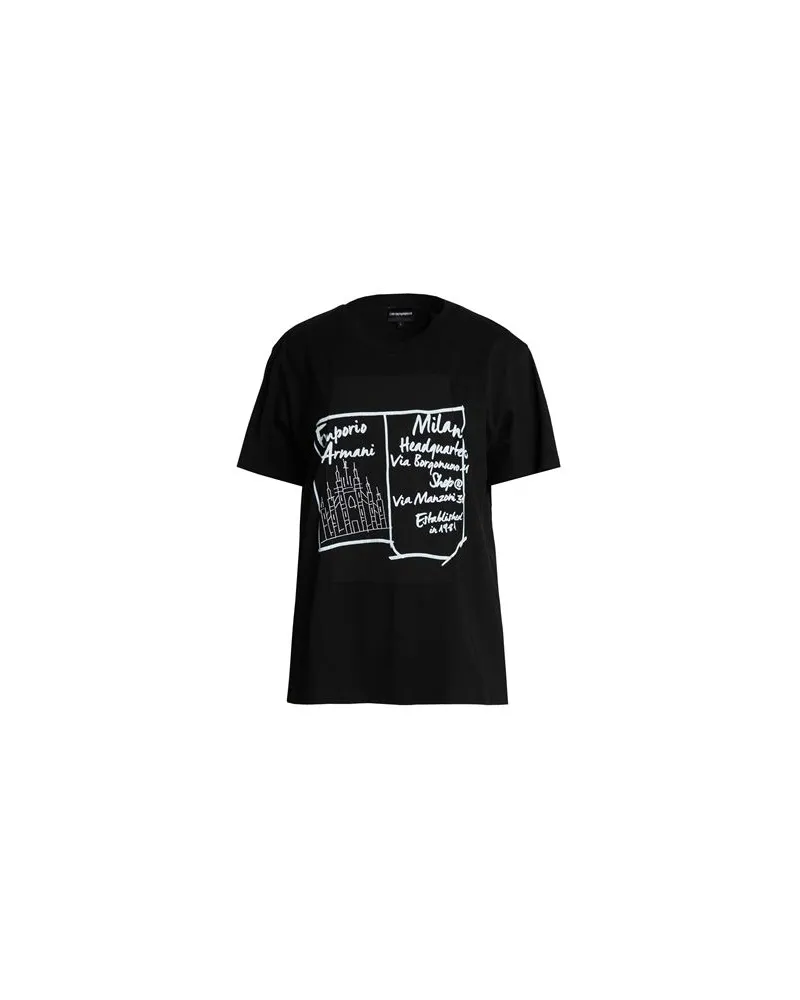 Emporio Armani TOPS - T-shirtsauf YOOX.COM Schwarz