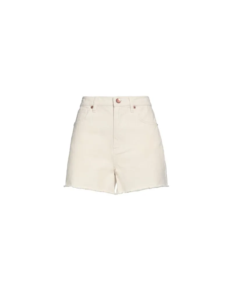 Brixton HOSEN & RÖCKE - Jeansshortsauf YOOX.COM Cremeweiß