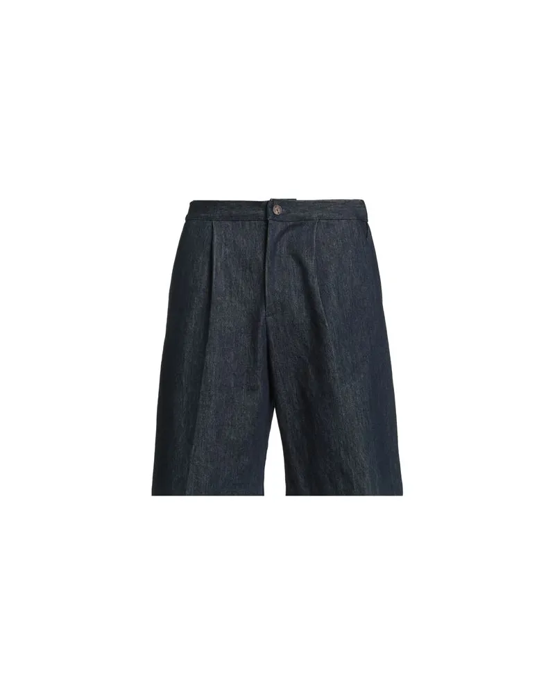Hevò HOSEN & RÖCKE - Jeansshortsauf YOOX.COM Blau