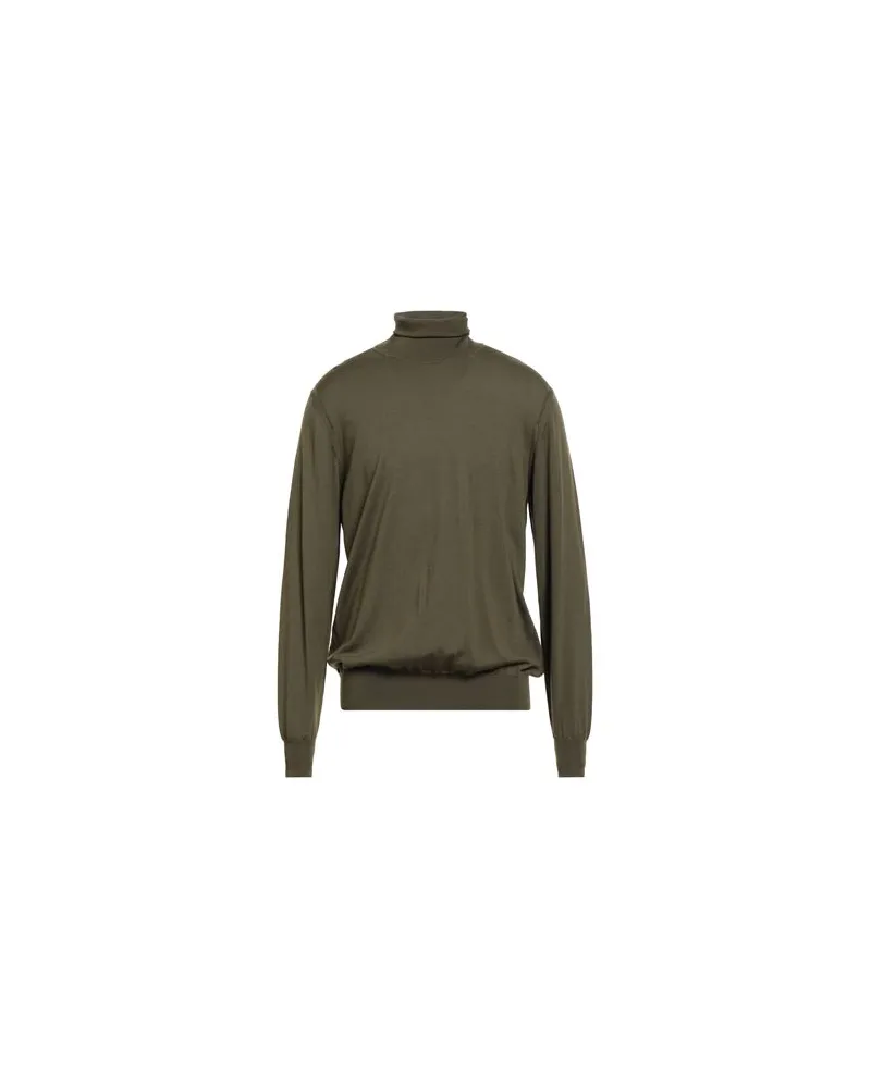 Paolo Pecora Milano STRICKWAREN - Rollkragenpulloverauf YOOX.COM Militärgrün