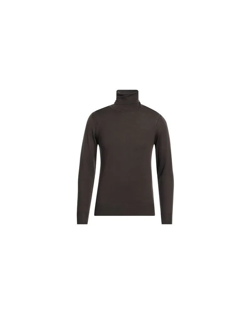 Paolo Pecora Milano STRICKWAREN - Rollkragenpulloverauf YOOX.COM Schokobraun