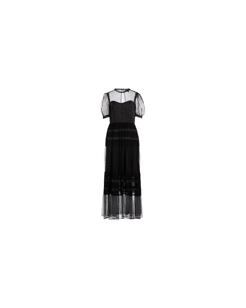 AllSaints KLEIDER - Maxi-Kleiderauf YOOX.COM Schwarz