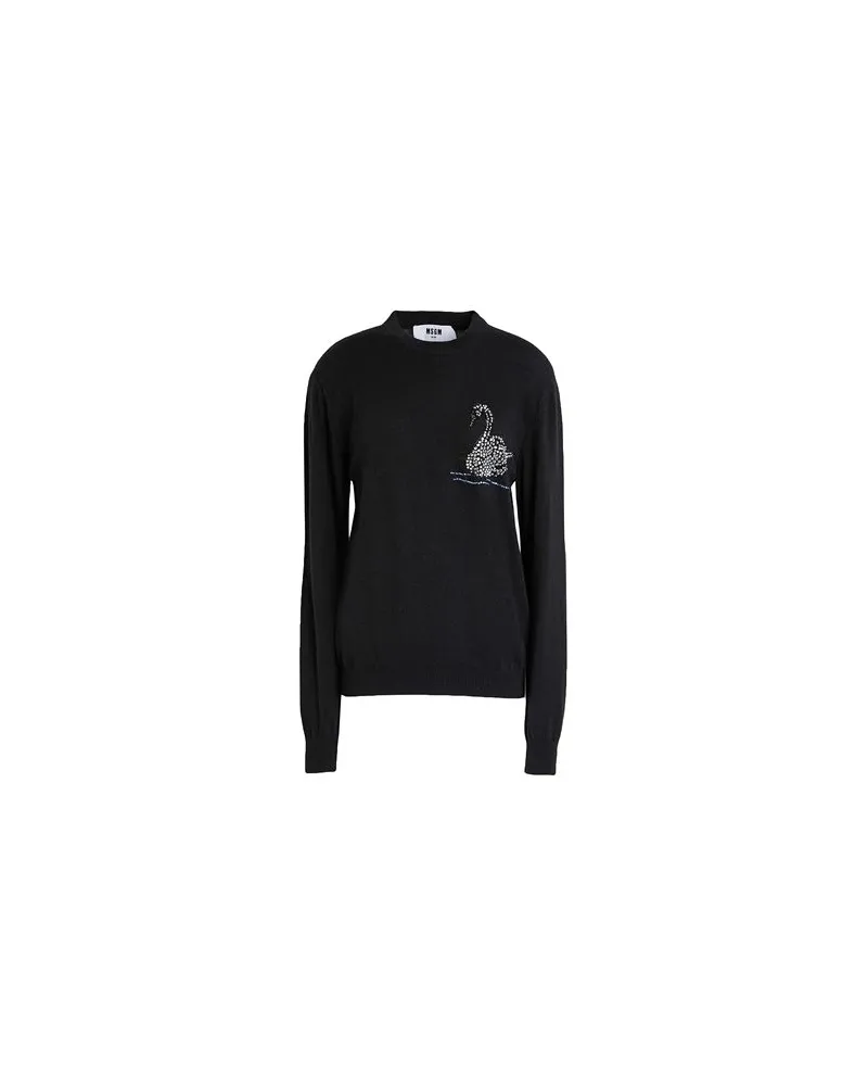 MSGM STRICKWAREN - Pulloverauf YOOX.COM Schwarz