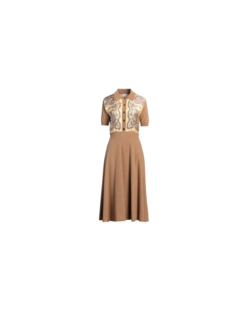 Etro KLEIDER - Midi-Kleiderauf YOOX.COM Kamel