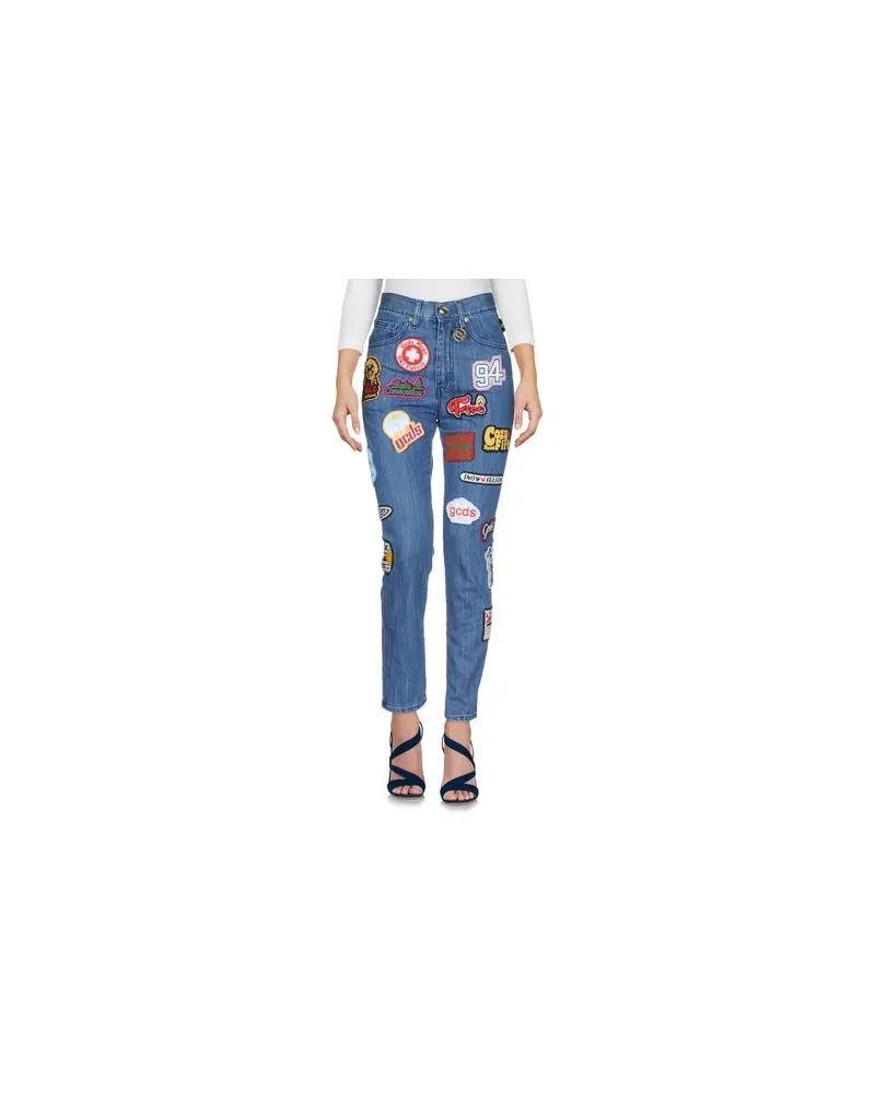GCDS HOSEN & RÖCKE - Jeanshosenauf YOOX.COM Blau