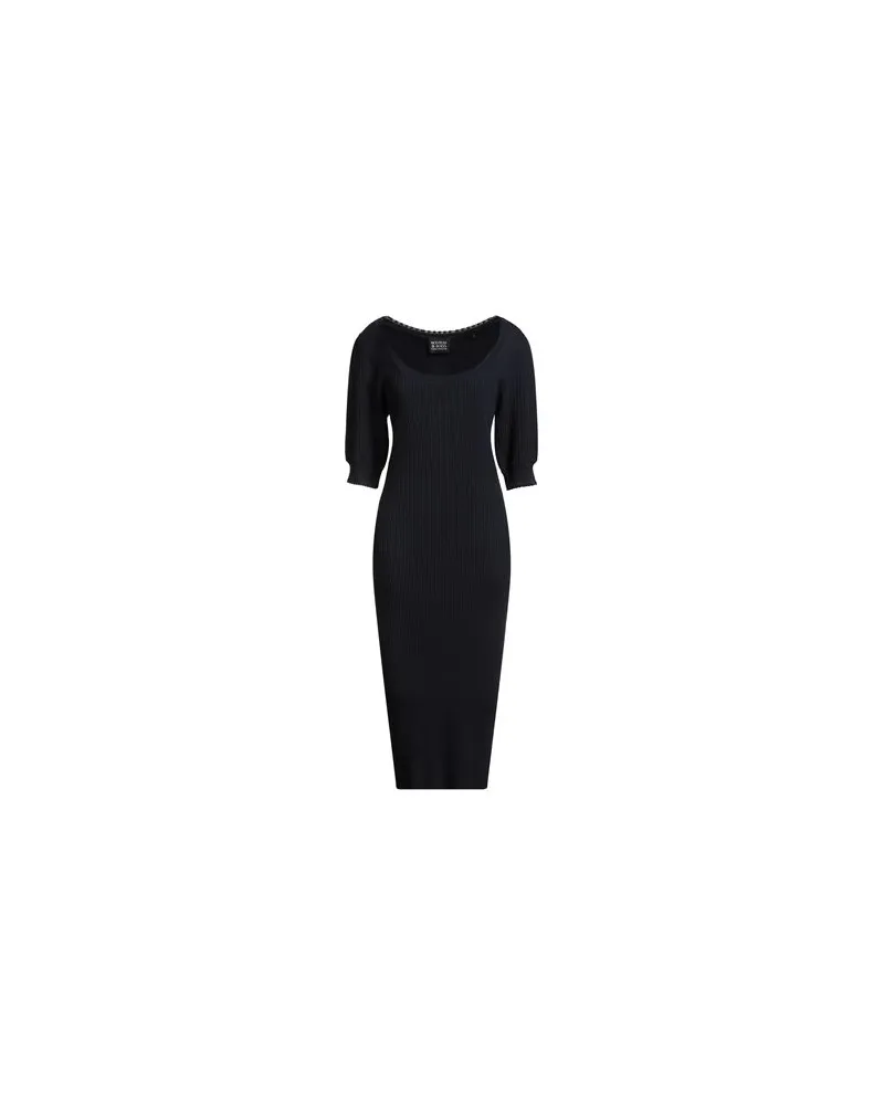 Maison Scotch KLEIDER - Midi-Kleiderauf YOOX.COM Marineblau