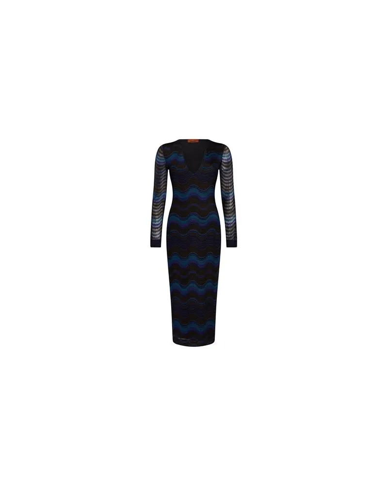 Missoni KLEIDER - Midi-Kleiderauf YOOX.COM Blau