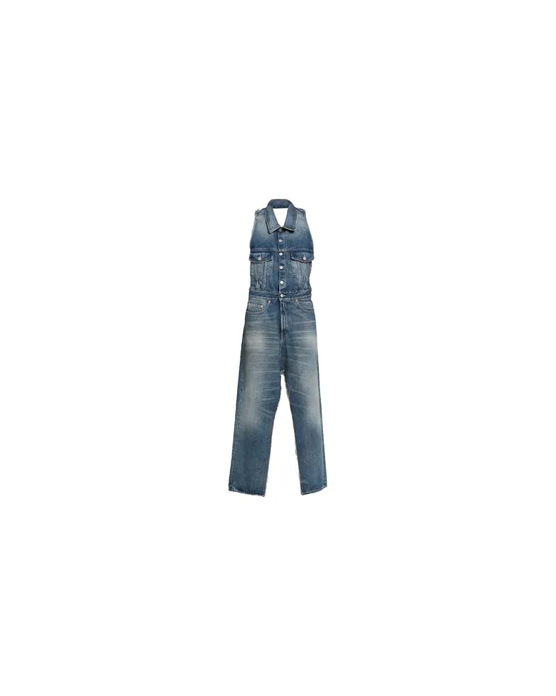 Maison Margiela KLEIDER - Maxi-Kleiderauf YOOX.COM Blau