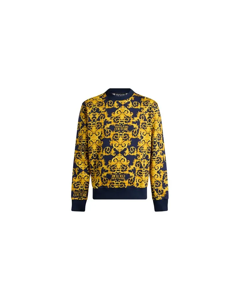 Versace Jeans TOPS - Sweatshirtsauf YOOX.COM Marineblau