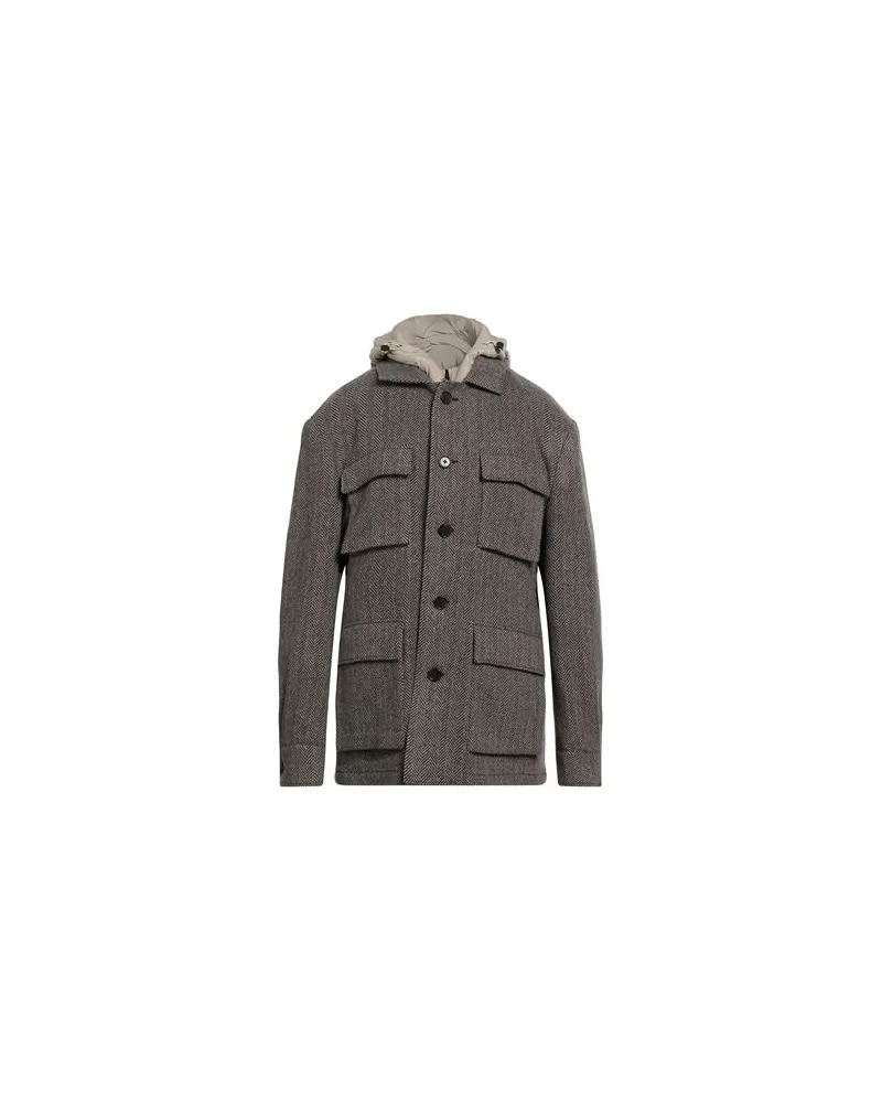 Corneliani JACKEN & MÄNTEL - Mäntelauf YOOX.COM Maulwurfsgrau