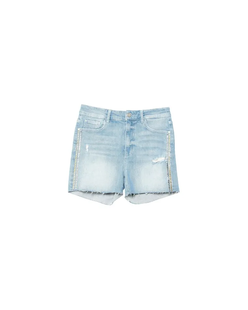 Manila Grace HOSEN & RÖCKE - Jeansshortsauf YOOX.COM Blau