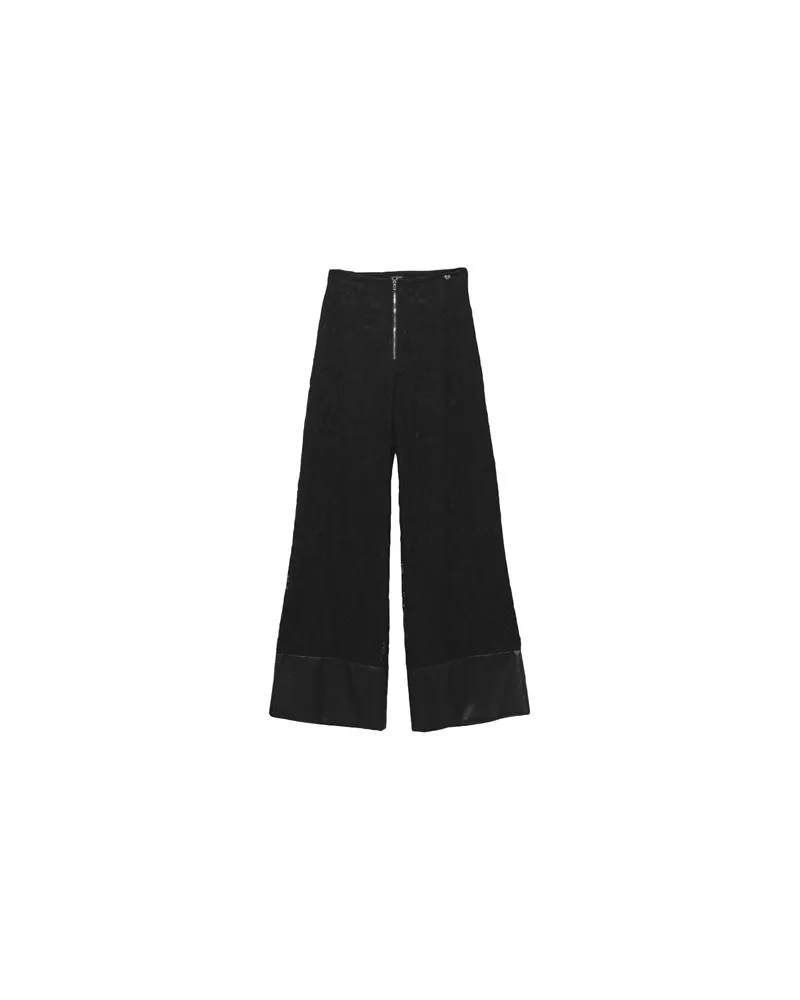 My Twin Twinset HOSEN & RÖCKE - Hosenauf YOOX.COM Schwarz