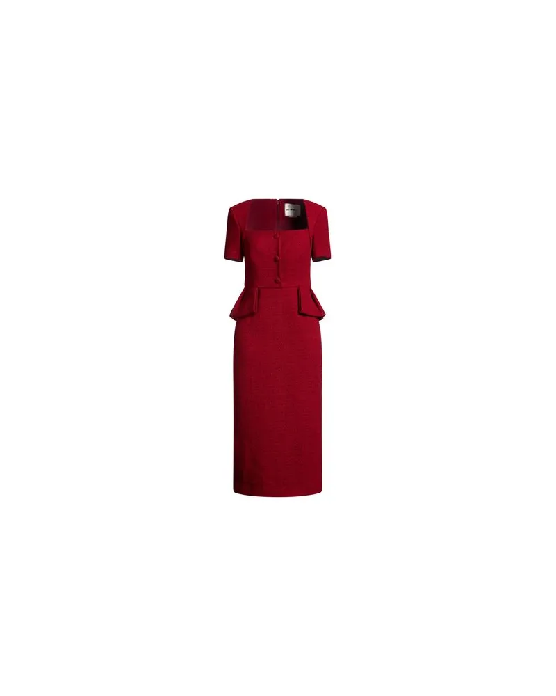 Roland Mouret KLEIDER - Midi-Kleiderauf YOOX.COM Rot