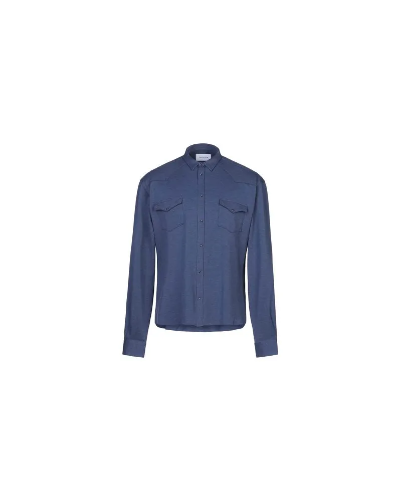 Aglini TOPS - Hemdenauf YOOX.COM Blau