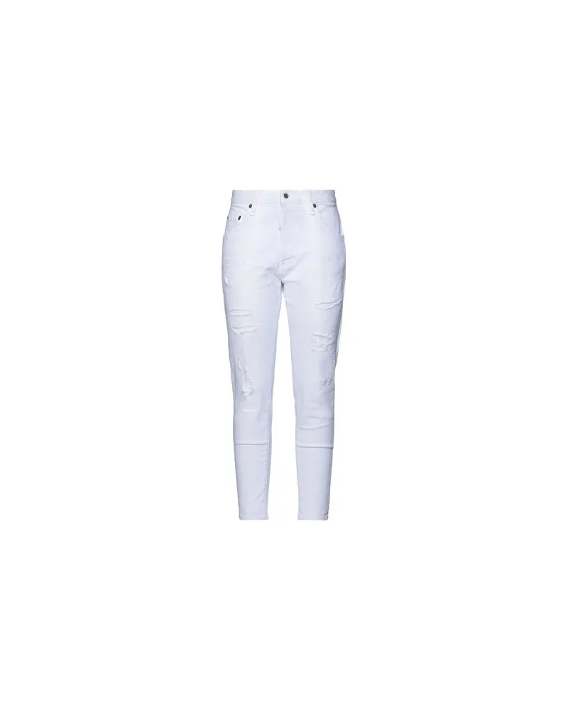 Dsquared2 HOSEN & RÖCKE - Jeanshosenauf YOOX.COM Weiß