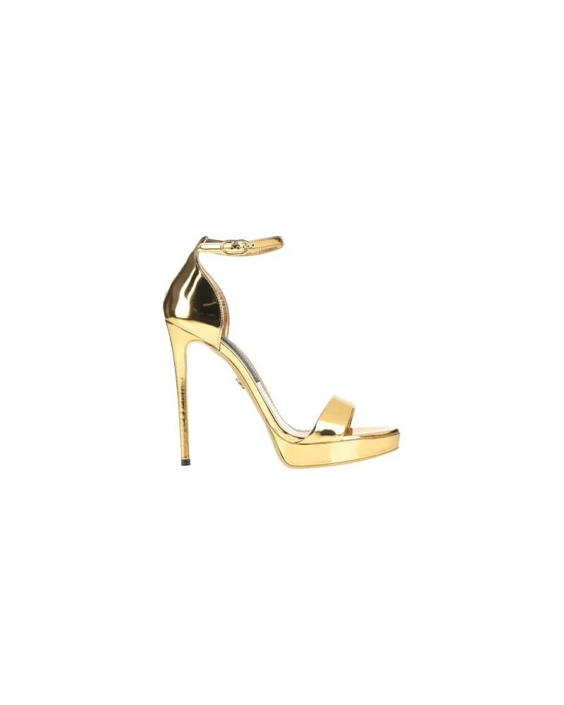 Dolce & Gabbana SCHUHE - Sandalenauf YOOX.COM Gold