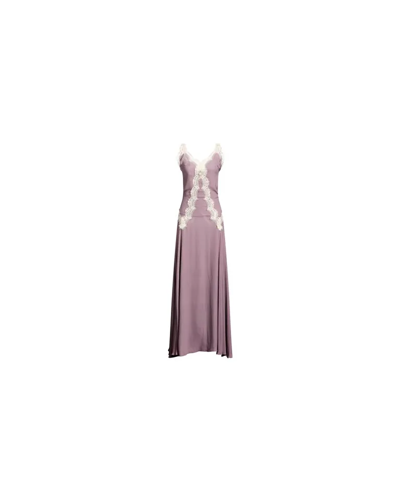 Elisabetta Franchi KLEIDER - Maxi-Kleiderauf YOOX.COM Lila