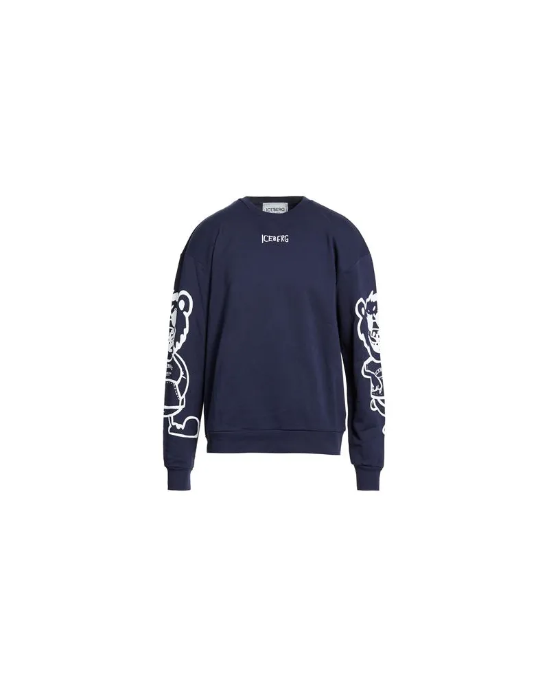 Iceberg T-SHIRT JERSEY - TOPS - Sweatshirtsauf YOOX.COM Marineblau