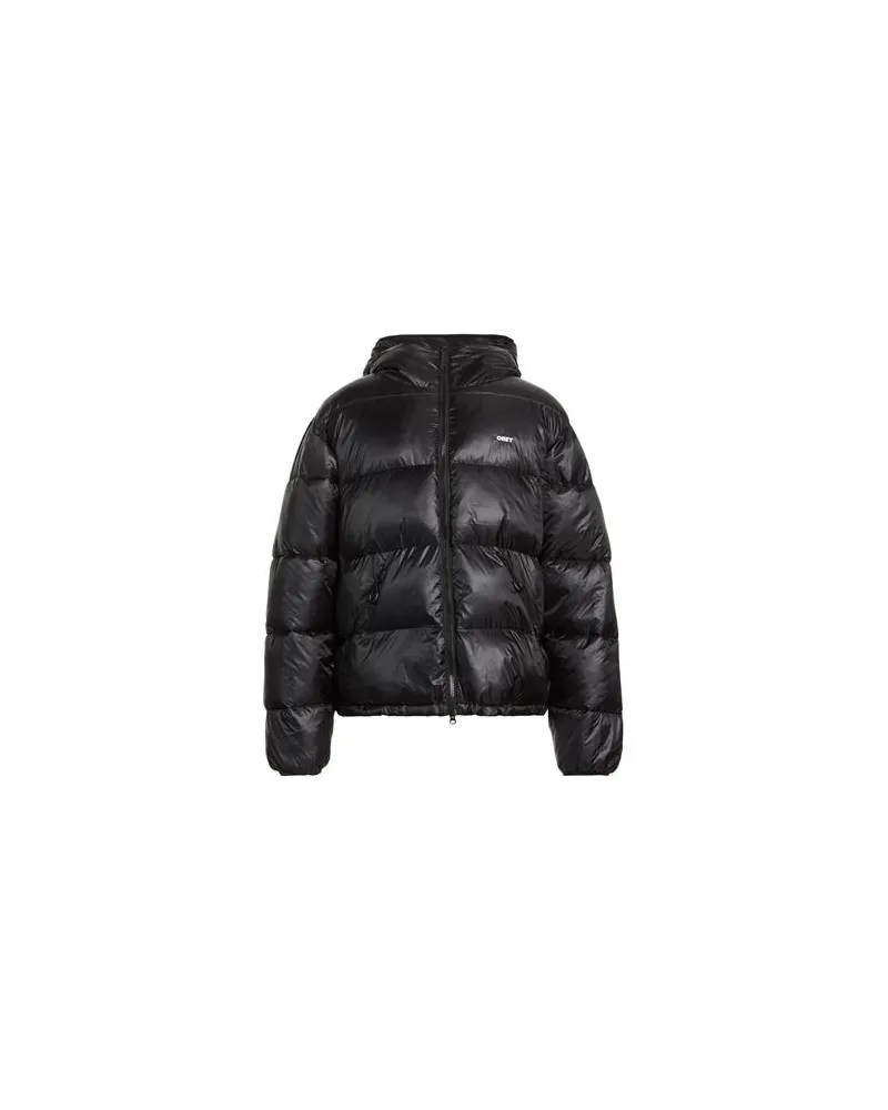 Obey JACKEN & MÄNTEL - Pufferjacken & Daunenjackenauf YOOX.COM Schwarz