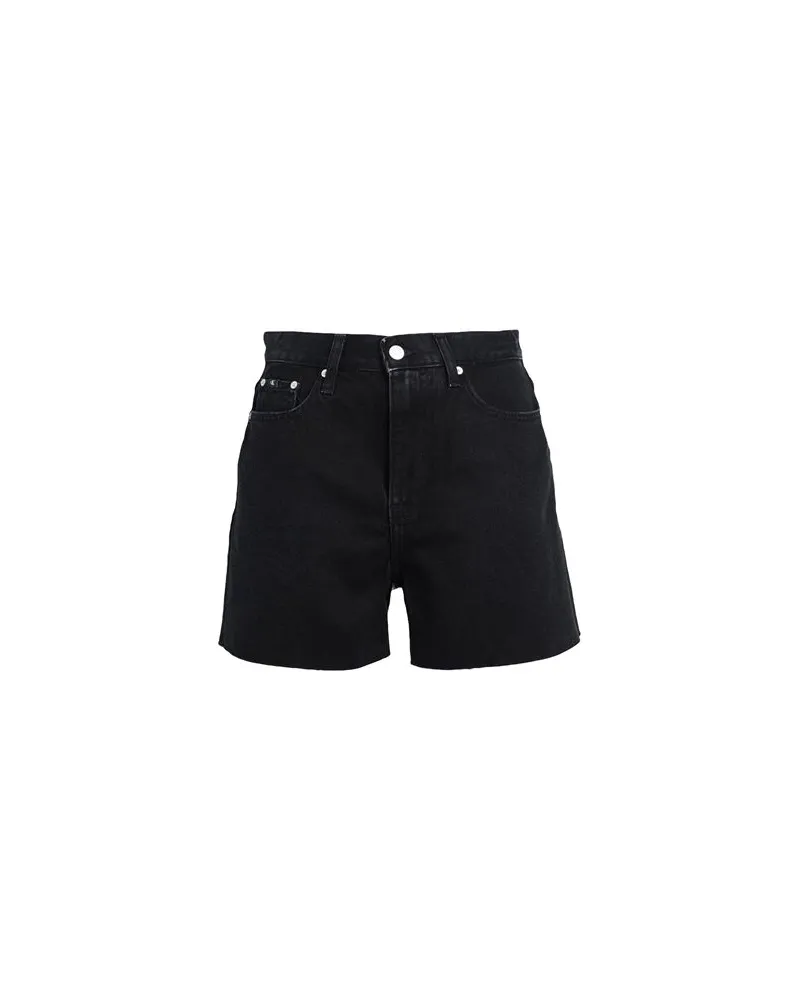 Calvin Klein HOSEN & RÖCKE - Jeansshortsauf YOOX.COM Schwarz