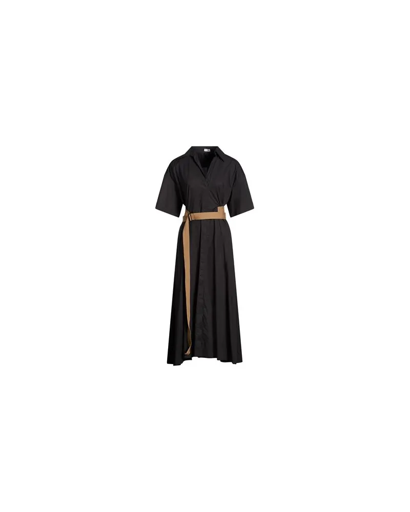 Brunello Cucinelli KLEIDER - Midi-Kleiderauf YOOX.COM Braungrau