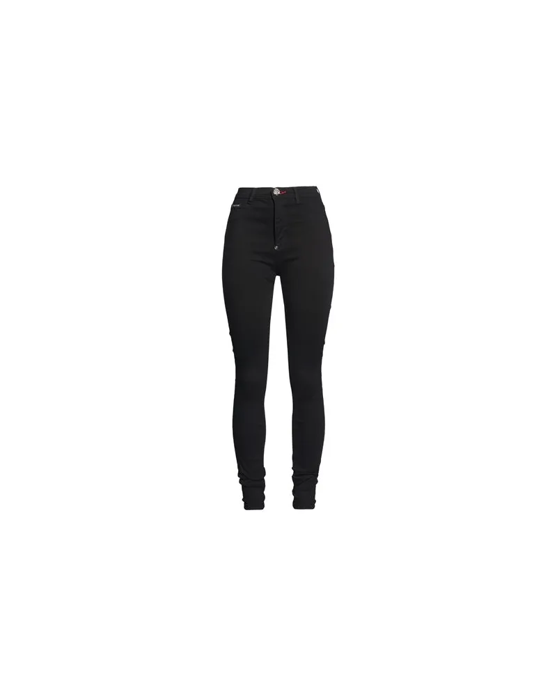 Philipp Plein HOSEN & RÖCKE - Jeanshosenauf YOOX.COM Schwarz