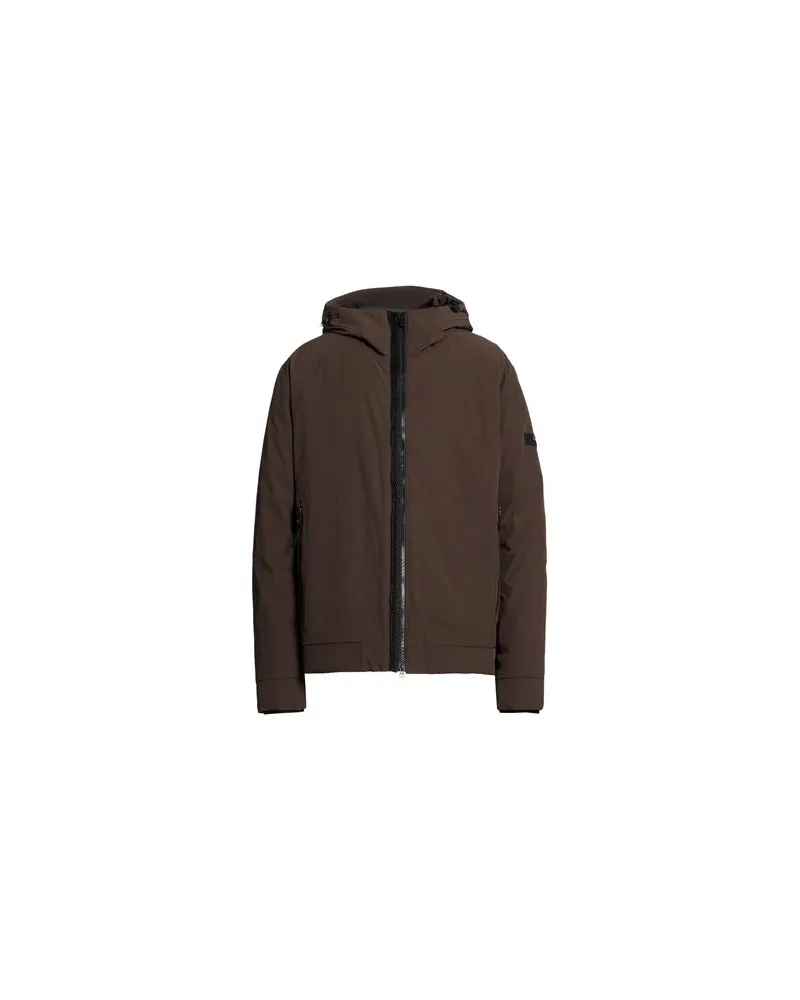 Peuterey JACKEN & MÄNTEL - Mäntelauf YOOX.COM Schokobraun