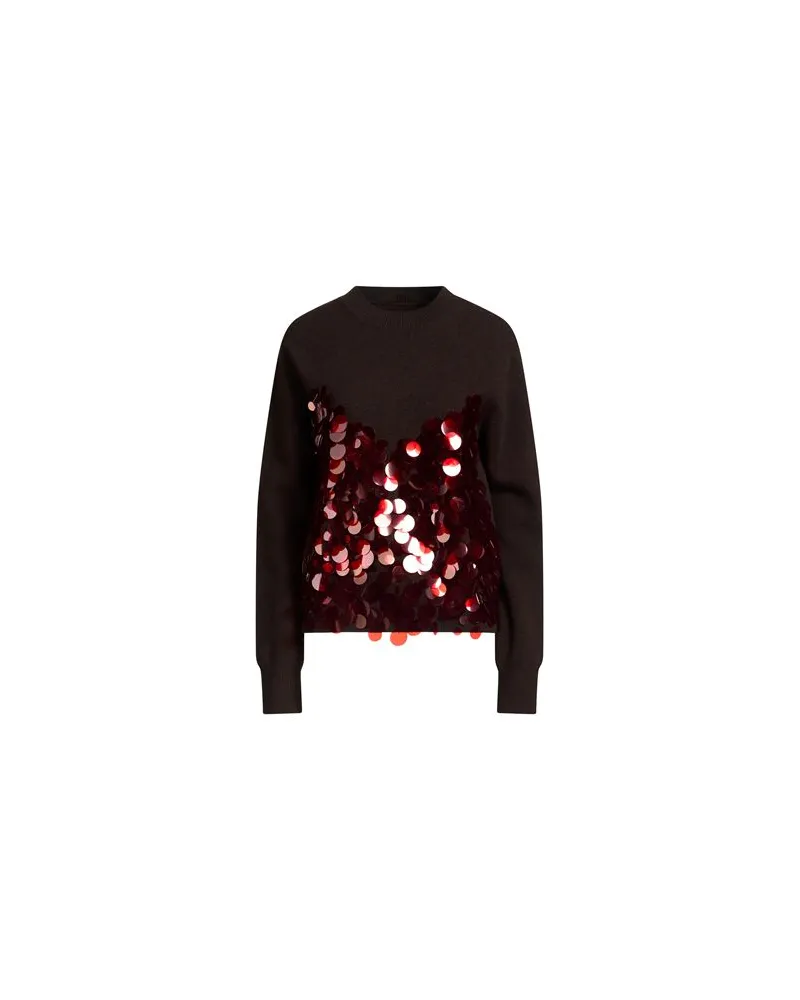 Sacai STRICKWAREN - Pulloverauf YOOX.COM Dunkelbraun