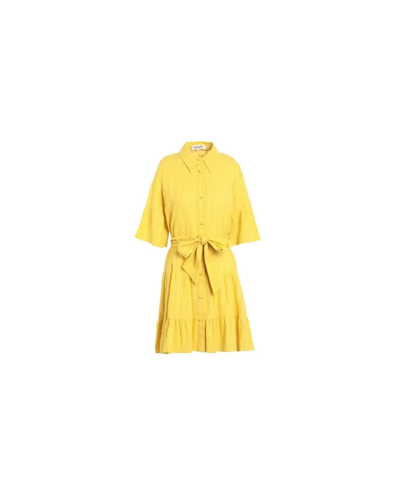 Diane von Furstenberg KLEIDER - Mini-Kleiderauf YOOX.COM Gelb