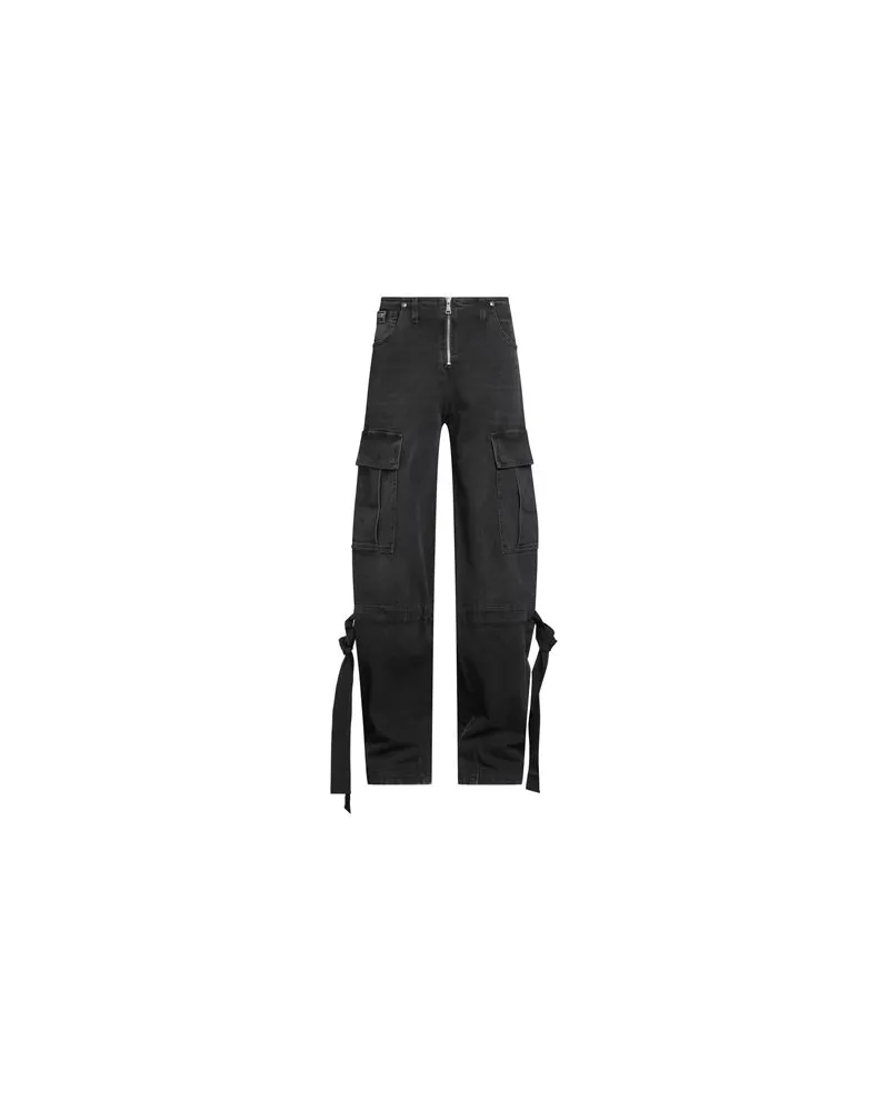 Versace Jeans HOSEN & RÖCKE - Jeanshosenauf YOOX.COM Schwarz