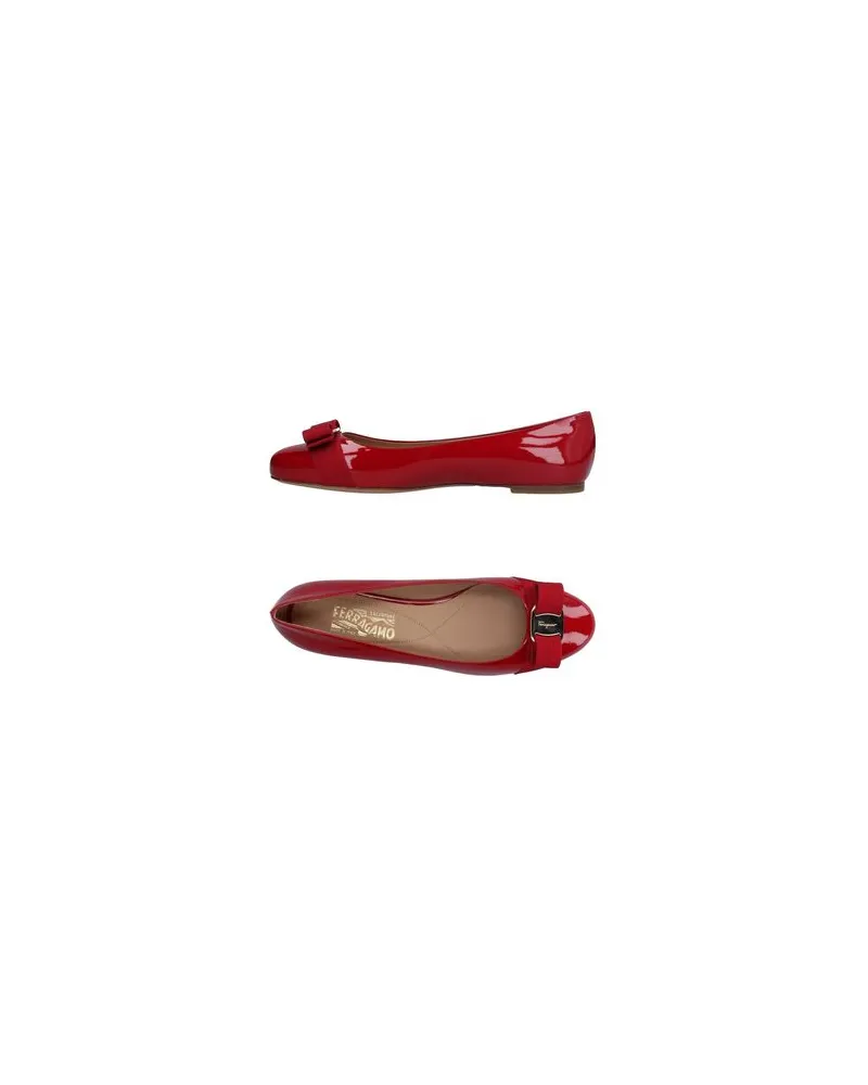 Ferragamo BALLERINA - SCHUHE - Ballerinasauf YOOX.COM Rot