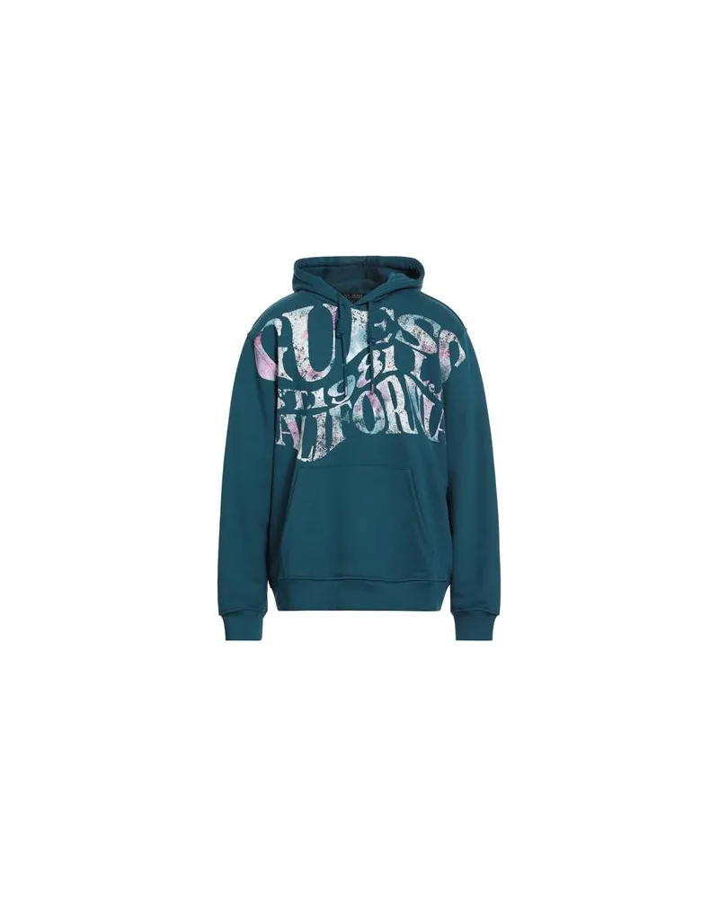 Guess TOPS - Sweatshirtsauf YOOX.COM Aquamarin