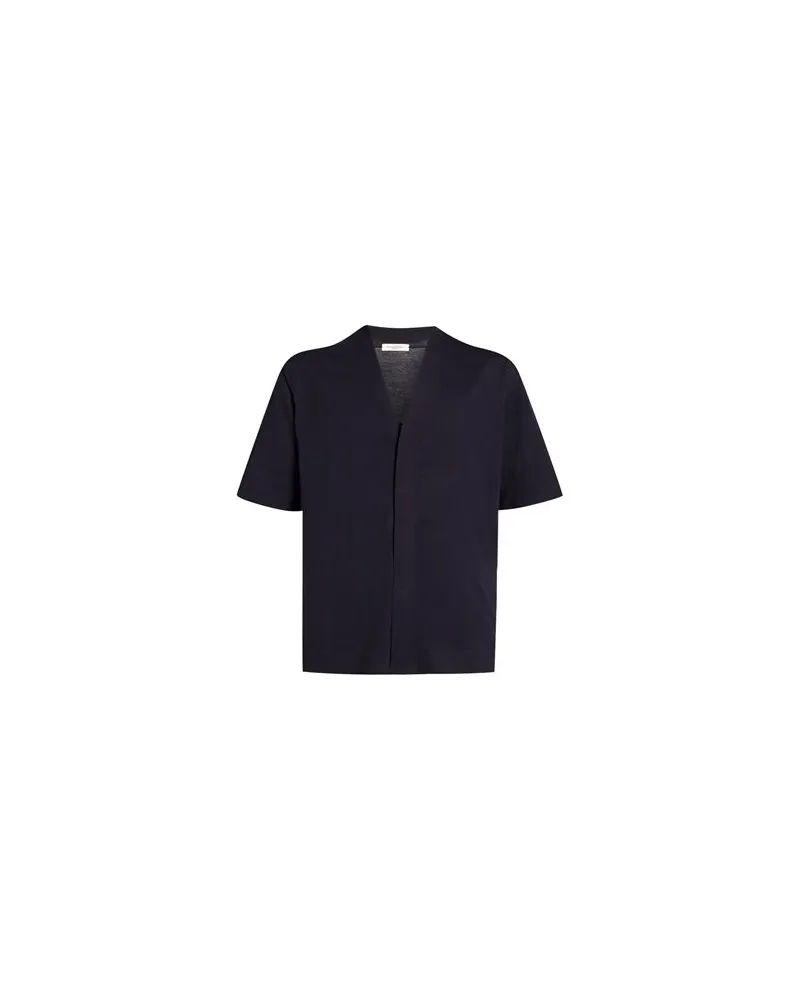 Paolo Pecora Milano STRICKWAREN - Strickjackenauf YOOX.COM Marineblau
