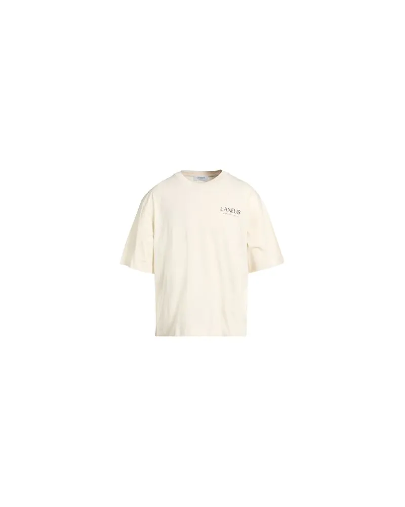 Laneus TOPS - T-shirtsauf YOOX.COM Cremeweiß