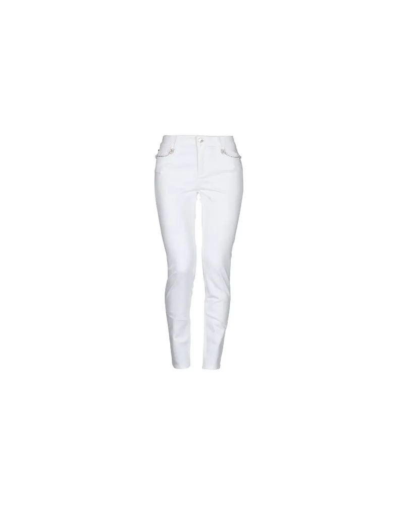 My Twin Twinset HOSEN & RÖCKE - Jeanshosenauf YOOX.COM Weiß