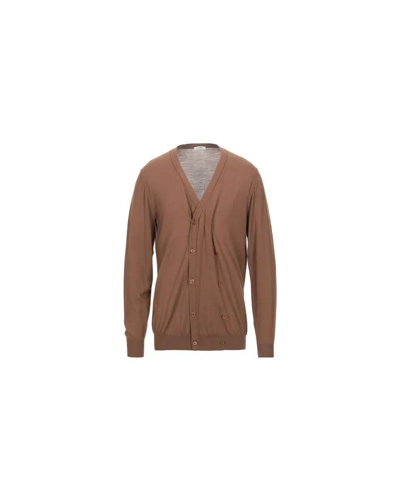 Paolo Pecora Milano STRICKWAREN - Strickjackenauf YOOX.COM Braun
